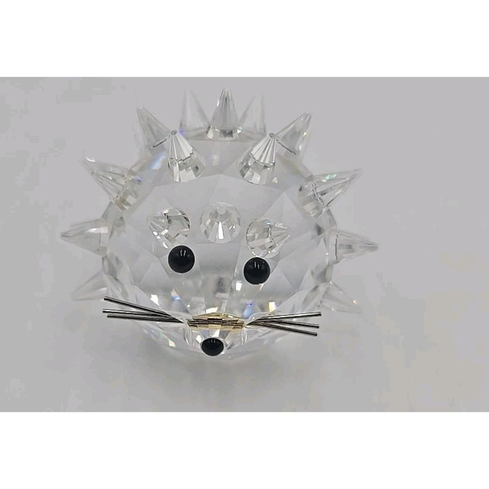 Swarovski Crystal Figurine Hedgehog Porcupine Whiskers Large Retired